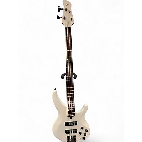 Used Yamaha  TRBX504 White Electric Bass Guitar