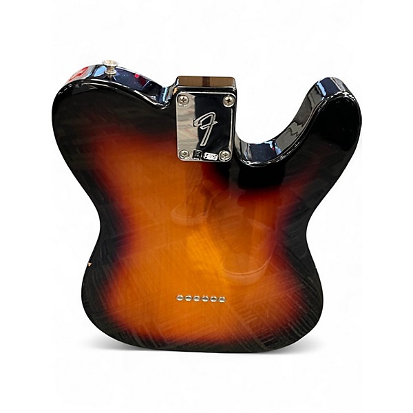Used Fender Player Telecaster Left Handed 3 Color Sunburst Solid Body Electric Guitar