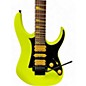 Used Ibanez 25th Anniversary RG1XXV Highlighter Yellow Solid Body Electric Guitar