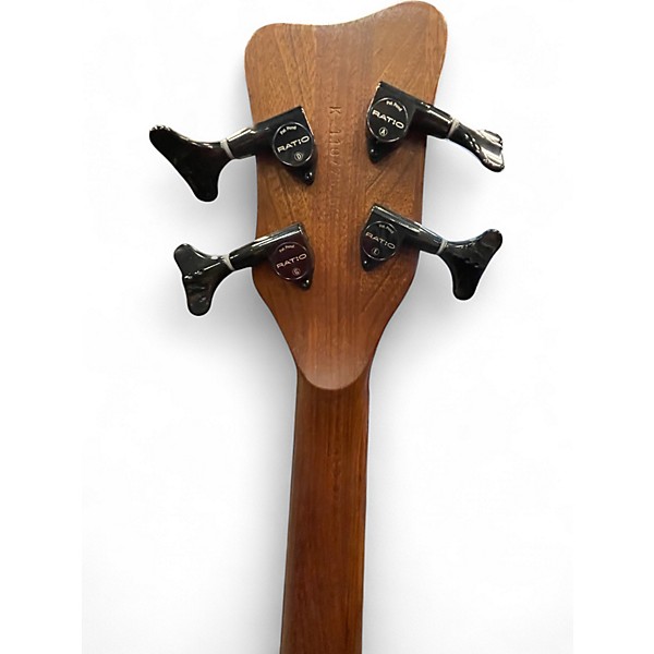 Used Warwick Thumb 4 String Bolt-On Natural Electric Bass Guitar
