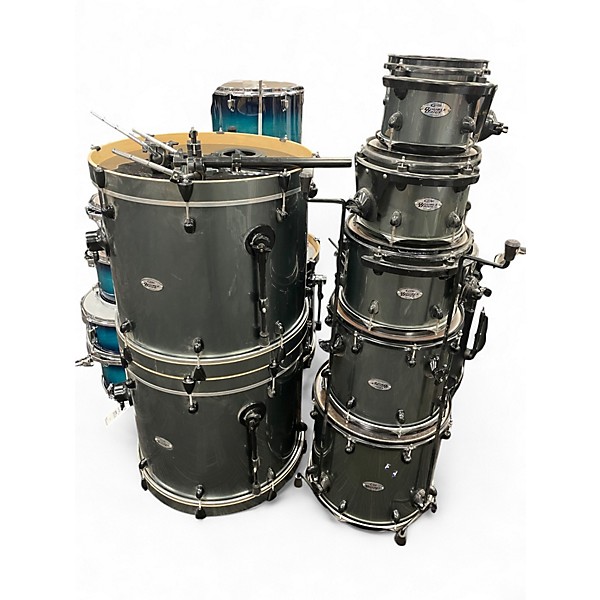 Used PDP by DW 7 Piece DOUBLE DRIVE GREY Drum Kit