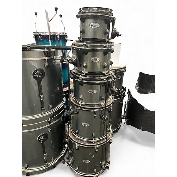 Used PDP by DW 7 Piece DOUBLE DRIVE GREY Drum Kit
