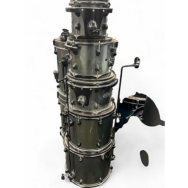 Used PDP by DW 7 Piece DOUBLE DRIVE GREY Drum Kit