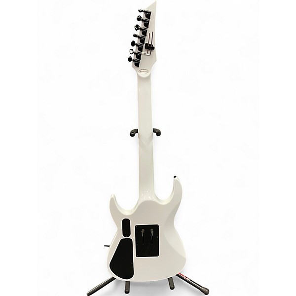 Used Agile INTERCEPTOR PRO 725 White Solid Body Electric Guitar
