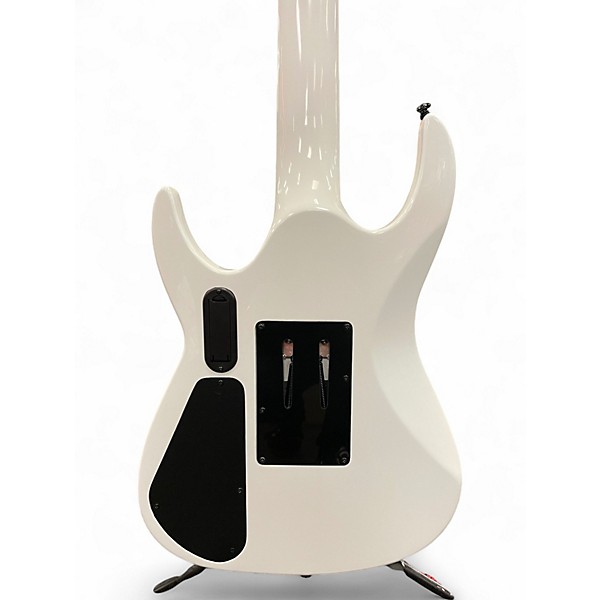 Used Agile INTERCEPTOR PRO 725 White Solid Body Electric Guitar
