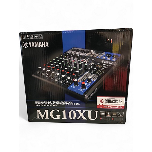 Used Yamaha MG10XU 10 Channel Mixer with Effects Unpowered Mixer