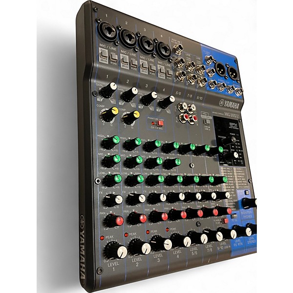 Used Yamaha MG10XU 10 Channel Mixer with Effects Unpowered Mixer
