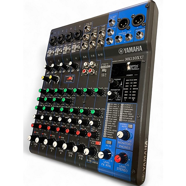 Used Yamaha MG10XU 10 Channel Mixer with Effects Unpowered Mixer
