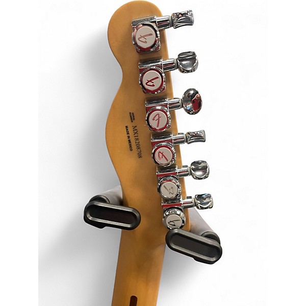 Used Fender Deluxe Thinline Telecaster Candy Apple Red Hollow Body Electric Guitar