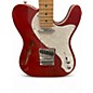 Used Fender Deluxe Thinline Telecaster Candy Apple Red Hollow Body Electric Guitar