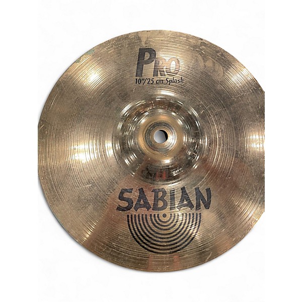 Used SABIAN 10in PRO SPLASH Cymbal