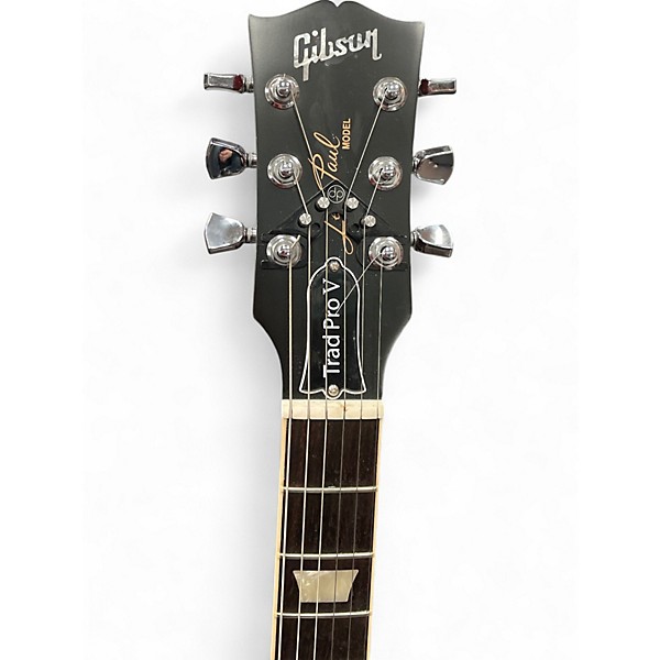 Used Gibson Les Paul Traditional Pro V Wine Red Solid Body Electric Guitar