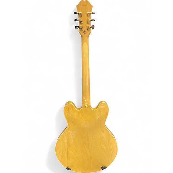 Used Epiphone Dot Deluxe Natural Hollow Body Electric Guitar