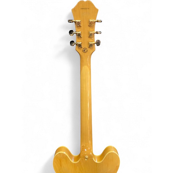 Used Epiphone Dot Deluxe Natural Hollow Body Electric Guitar