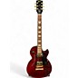 Used 2008 Gibson Les Paul Studio Trans Red Solid Body Electric Guitar thumbnail