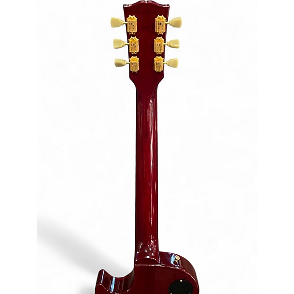 Used 2008 Gibson Les Paul Studio Trans Red Solid Body Electric Guitar