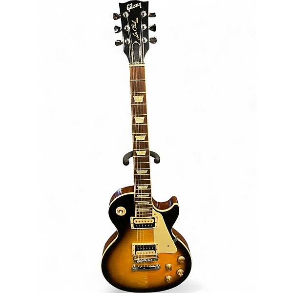 Used 2010 Gibson Les Paul Traditional Pro IV Vintage Sunburst Solid Body Electric Guitar