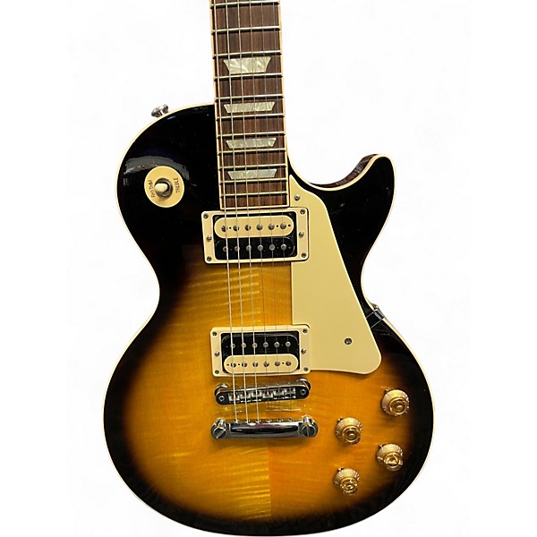 Used 2010 Gibson Les Paul Traditional Pro IV Vintage Sunburst Solid Body Electric Guitar