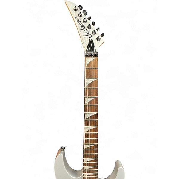 Used Jackson DK2 Dinky Metallic Silver Solid Body Electric Guitar