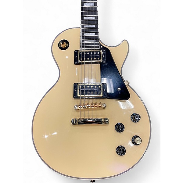 Used Epiphone Les Paul Custom Antique Ivory Solid Body Electric Guitar
