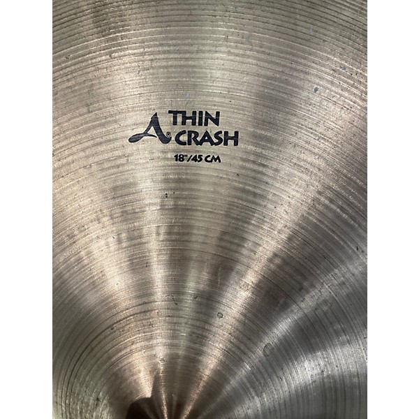 Used Zildjian Used Zildjian 18in A Series Thin Crash Cymbal
