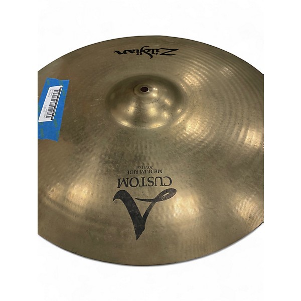 Used Zildjian 20in A Custom Medium Ride Cymbal