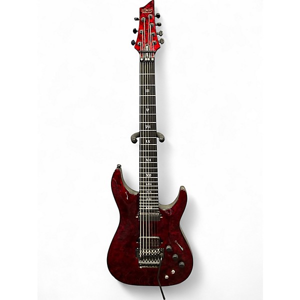 Used Schecter Guitar Research RESEARCH C7 APOCALYPSE RED Solid Body Electric Guitar