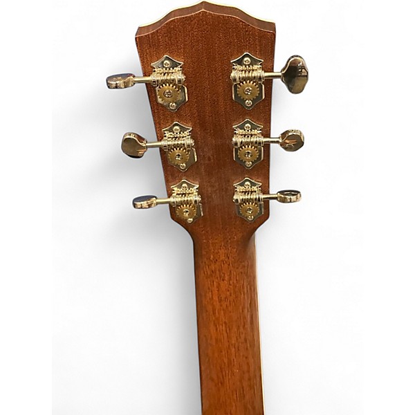Used Fender Paramount PO220E Natural Acoustic Electric Guitar