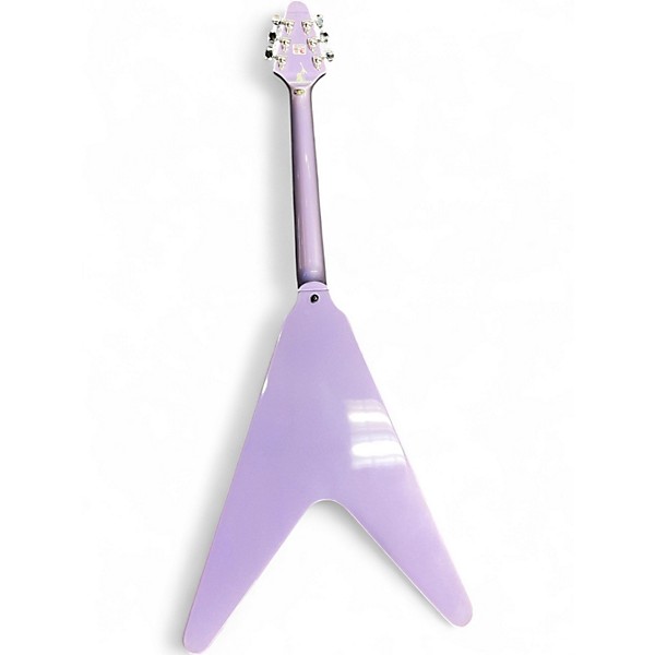 Used Epiphone FLYING V KIRK HAMMETT PURPLE METALLIC Solid Body Electric Guitar