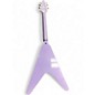 Used Epiphone FLYING V KIRK HAMMETT PURPLE METALLIC Solid Body Electric Guitar