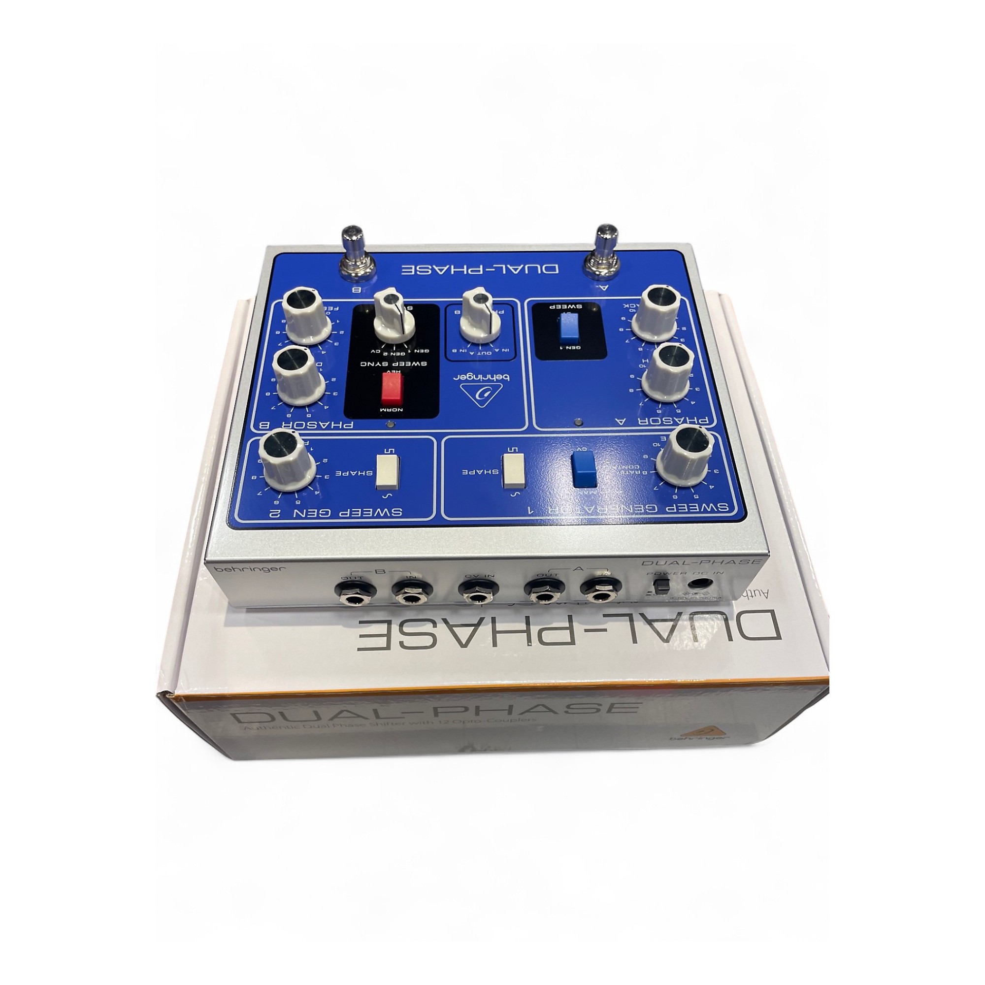 Used Behringer Used Behringer DUAL PHASE Effect Pedal Used Behringer Used Behringer DUAL PHASE Effect Pedal