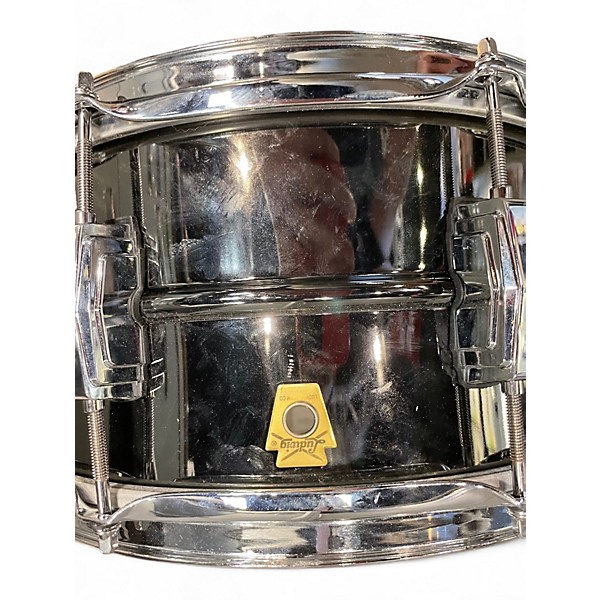Used Ludwig 14X6.5 Black Beauty Snare Black Chrome Drum