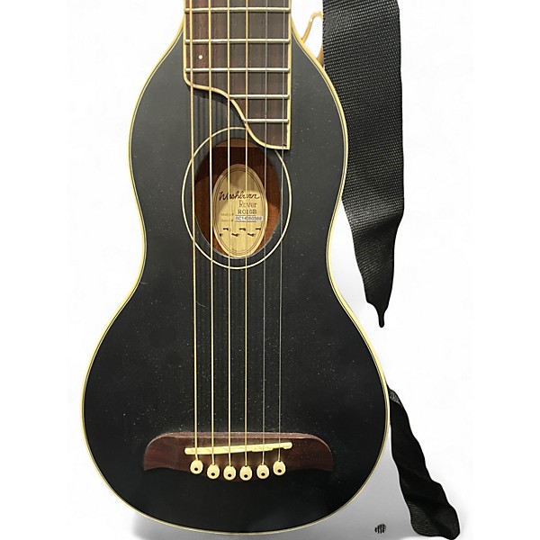 Used Washburn Used Washburn Ro10 Rover Black Acoustic Guitar
