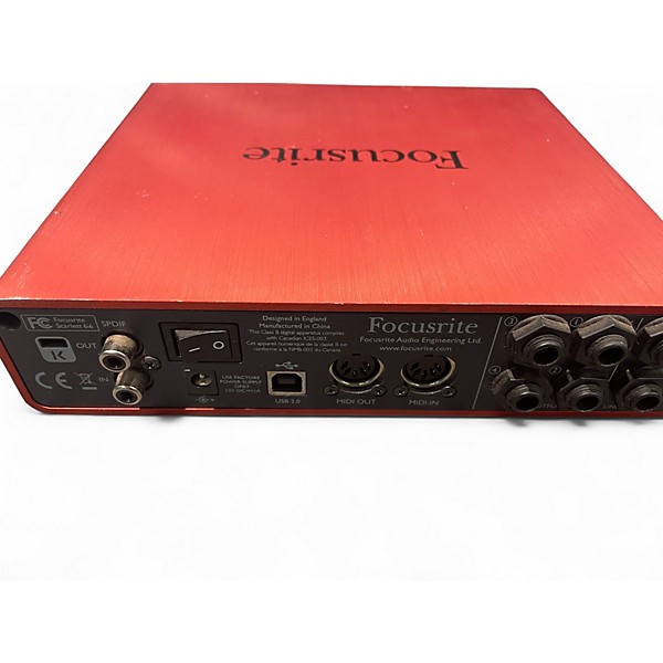 Focusrite Scarlett 6i6 USB Audio Interface - 2nd Gen