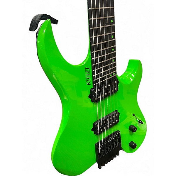 Used Kiesel VM7 Green Solid Body Electric Guitar