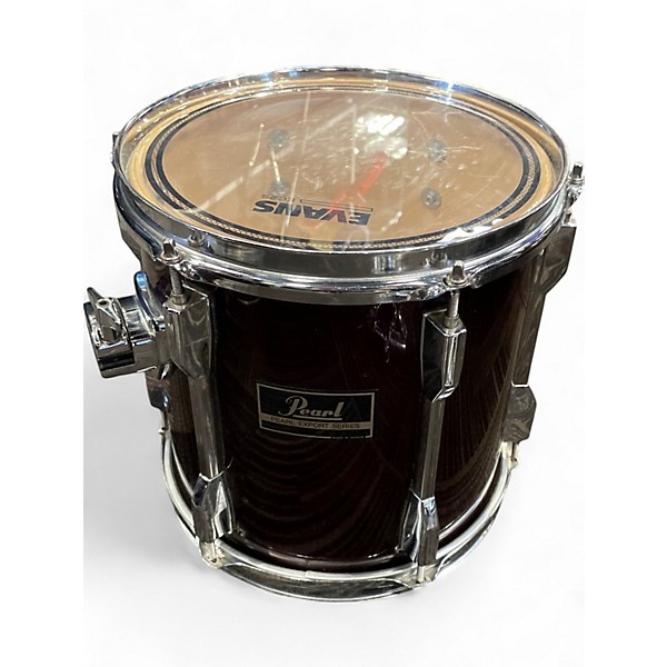 Used Pearl 5 Piece Export Series 5-Piece Set Burgundy Drum Kit