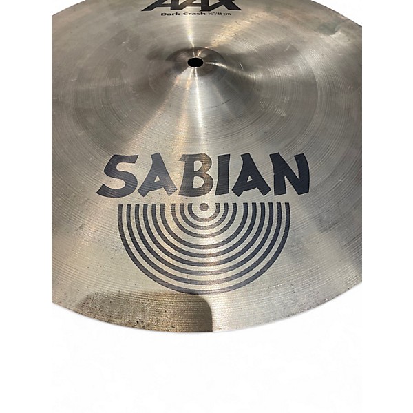 Used SABIAN 16in AAX Series Dark Crash Cymbal