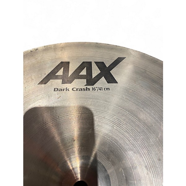 Used SABIAN 16in AAX Series Dark Crash Cymbal