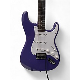 Used Squier Affinity Stratocaster Purple Solid Body Electric Guitar