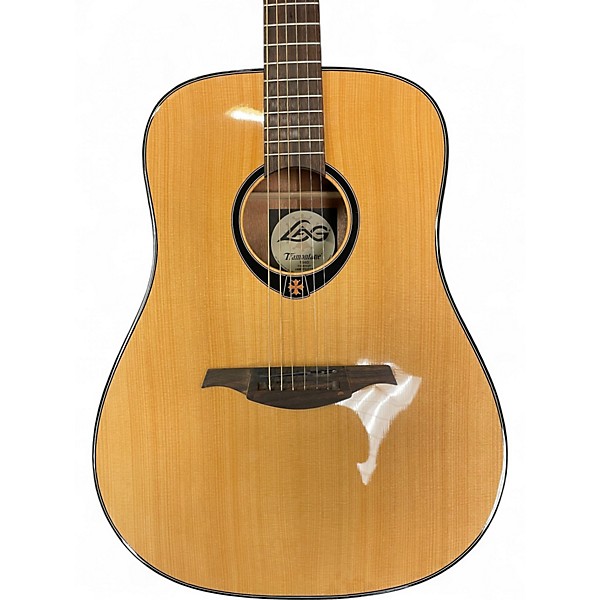 Used Lag Guitars T66D Natural Acoustic Guitar