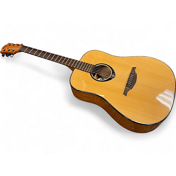 Used Lag Guitars T66D Natural Acoustic Guitar