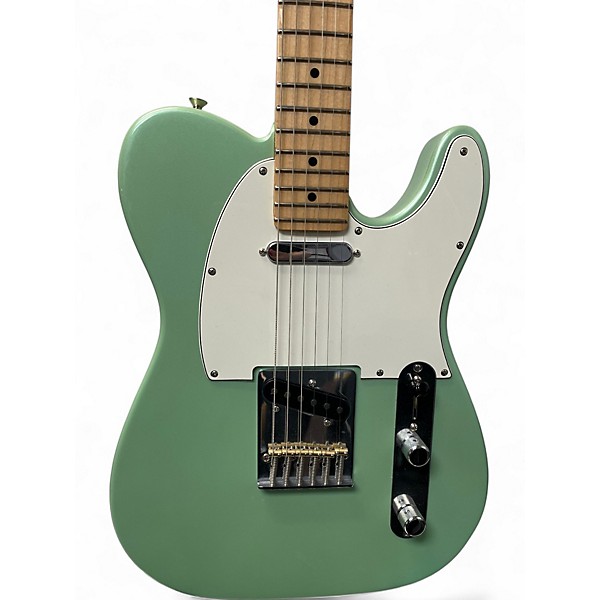 Used Fender Player Telecaster Surf Green Solid Body Electric Guitar