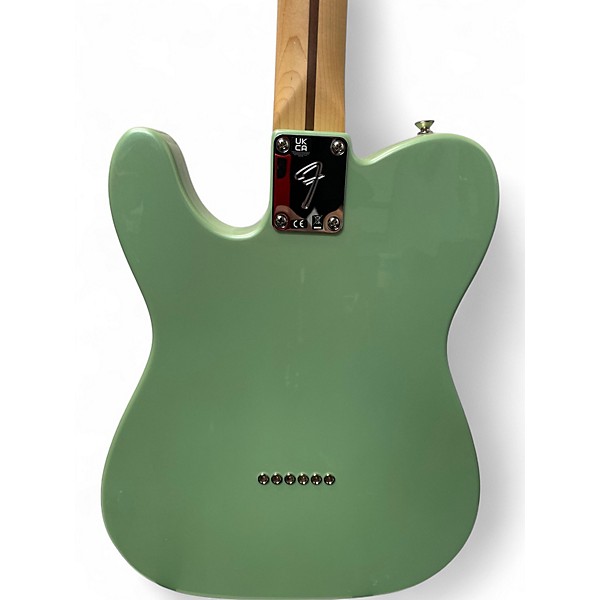 Used Fender Player Telecaster Surf Green Solid Body Electric Guitar