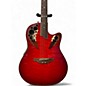 Used Ovation CS257 Celebrity Red Acoustic Electric Guitar thumbnail