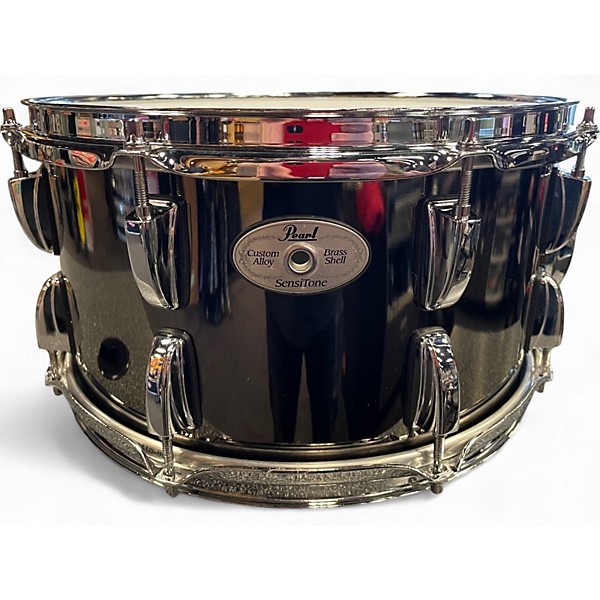 Used Pearl 13X7 Sensitone Snare Nickel Over Brass Drum