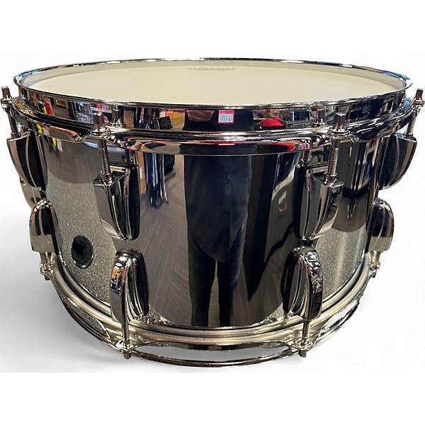 Used Pearl 13X7 Sensitone Snare Chrome Over Brass Drum