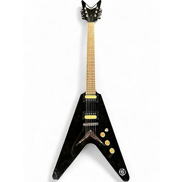 Used Dean 79 Series V Black Solid Body Electric Guitar