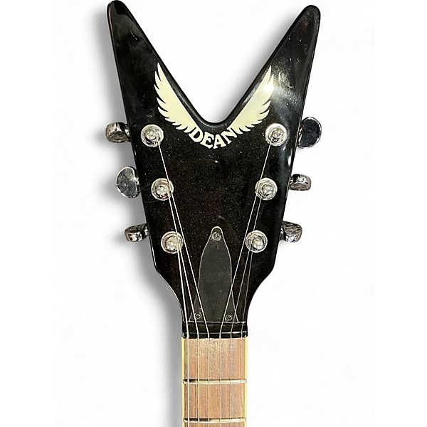 Used Dean 79 Series V Black Solid Body Electric Guitar