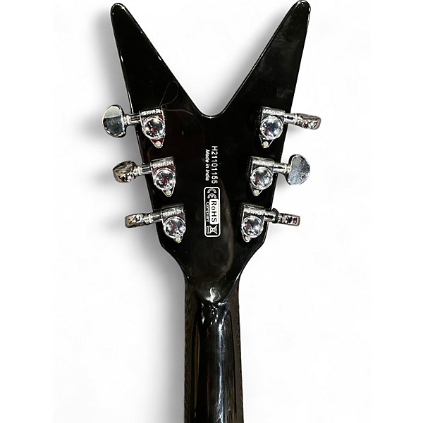 Used Dean 79 Series V Black Solid Body Electric Guitar