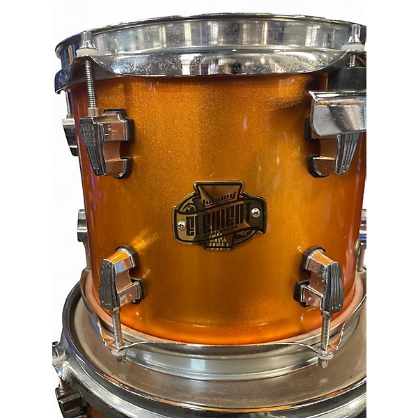 Used Ludwig 5 Piece ELEMENT EVOLUTION Orange Drum Kit